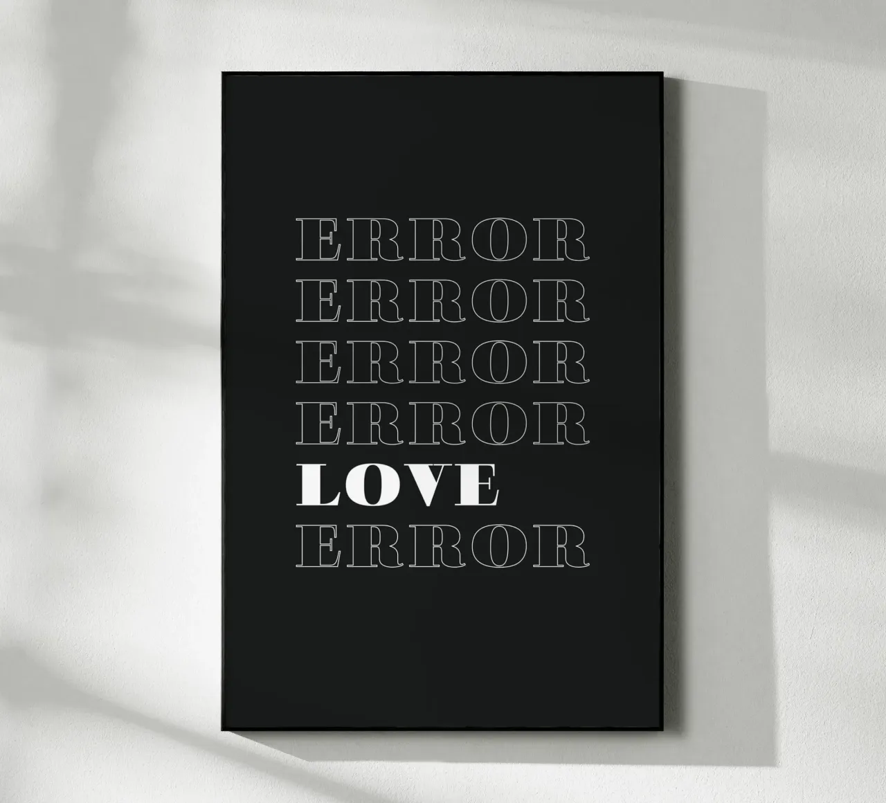error error love error plexiglass da Daily Inspiration