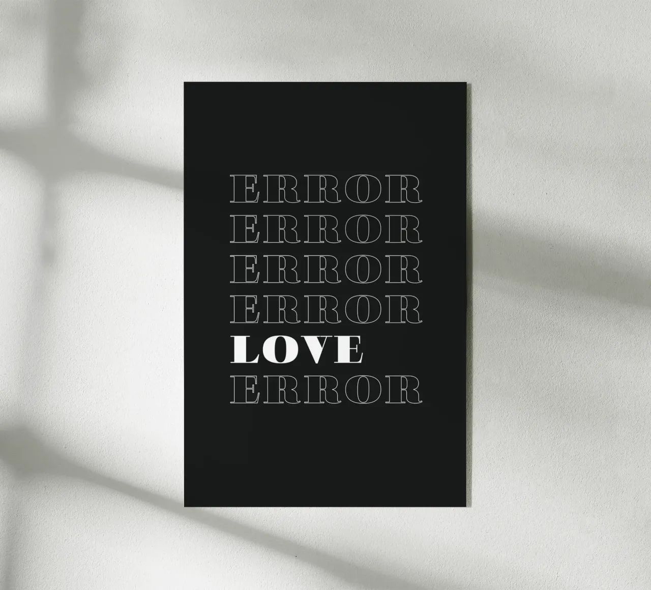 error error love error plexiglass da Daily Inspiration