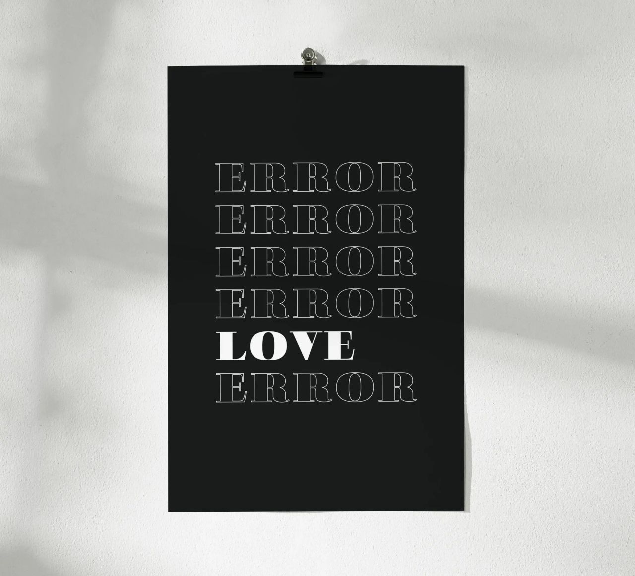 error error love error carta hahnemühle da Daily Inspiration
