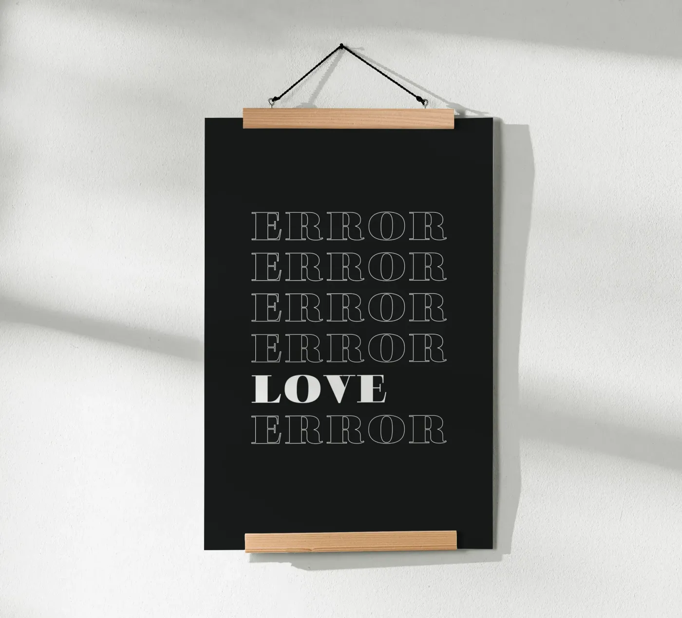 error error love error poster da Daily Inspiration