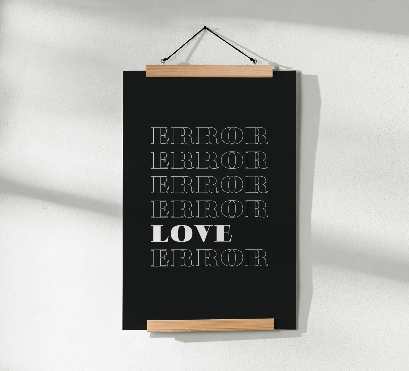error error love error poster van Daily Inspiration