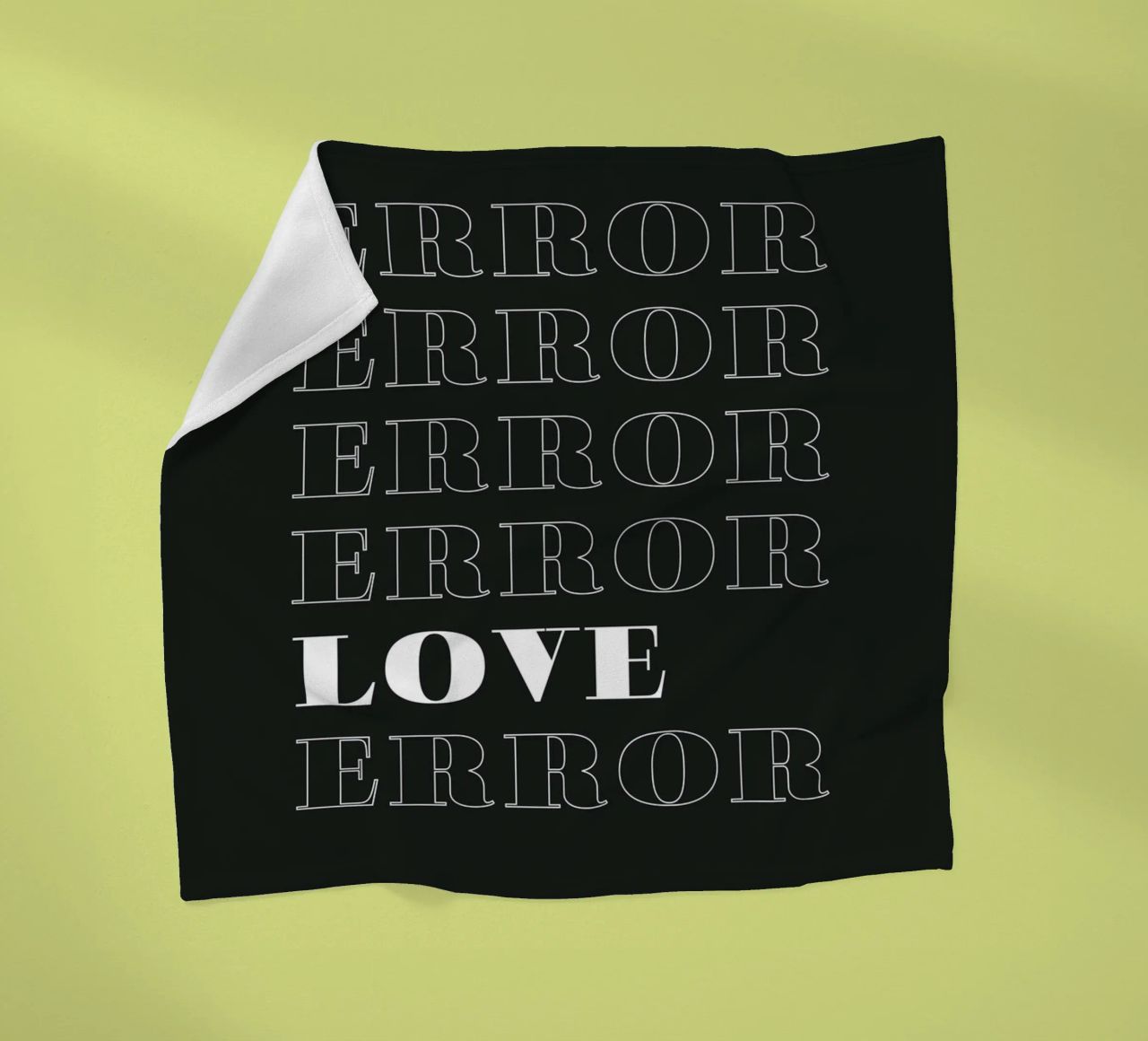 error error love error coperta in pile da Daily Inspiration