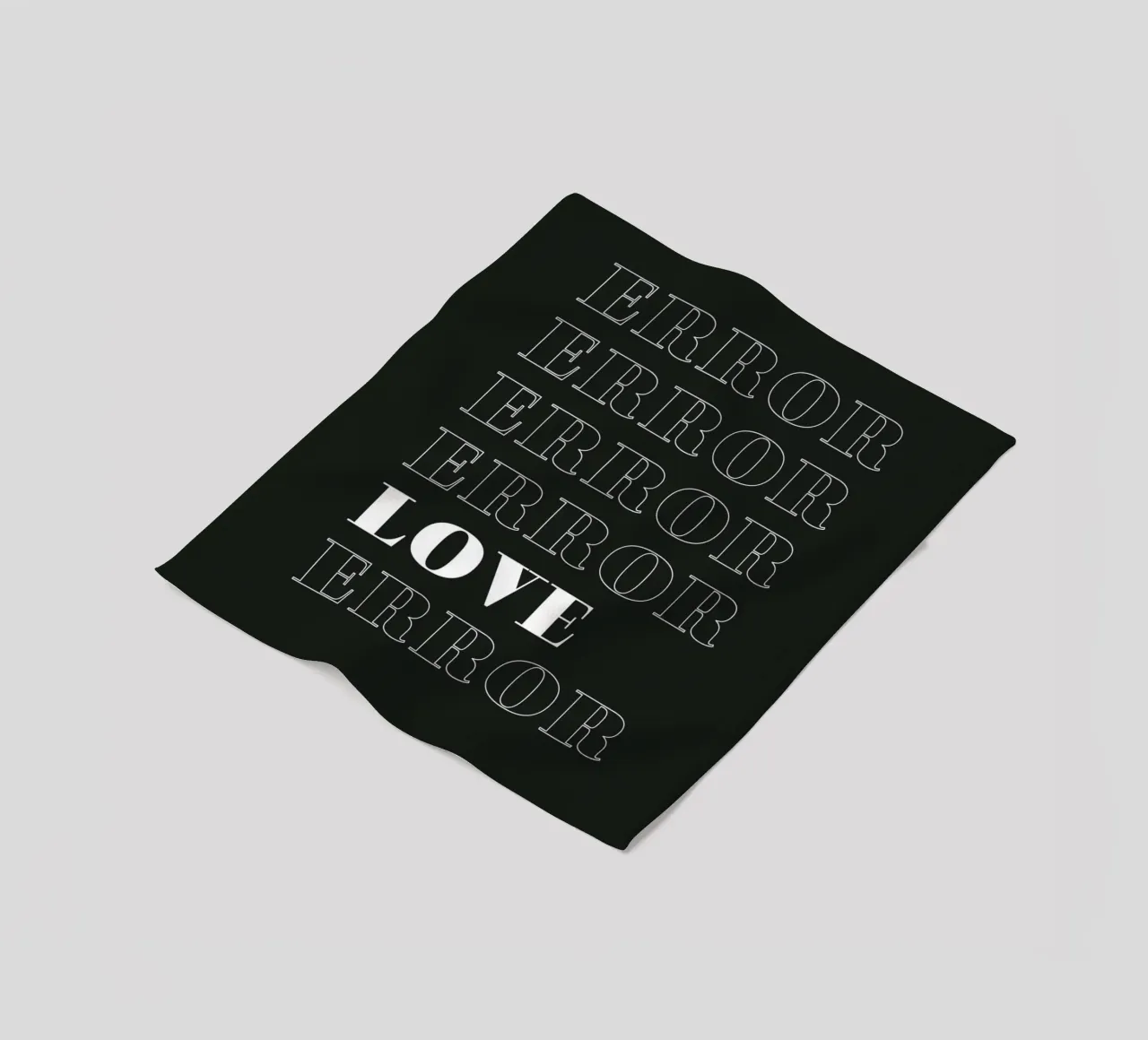 error error love error coperta in pile da Daily Inspiration