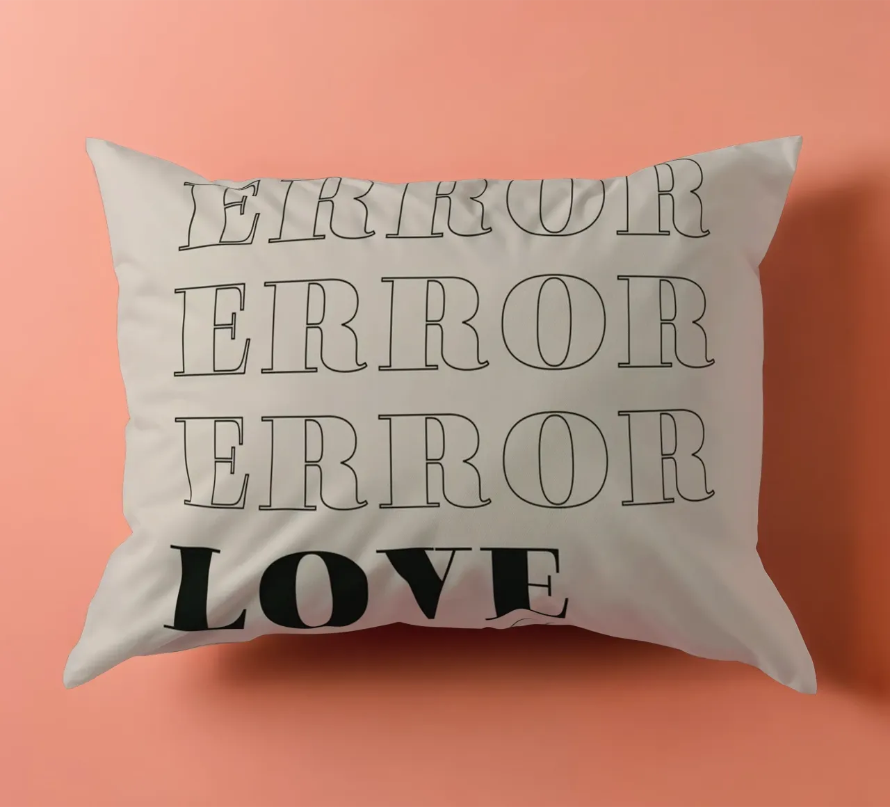 error error love error kussen van Daily Inspiration