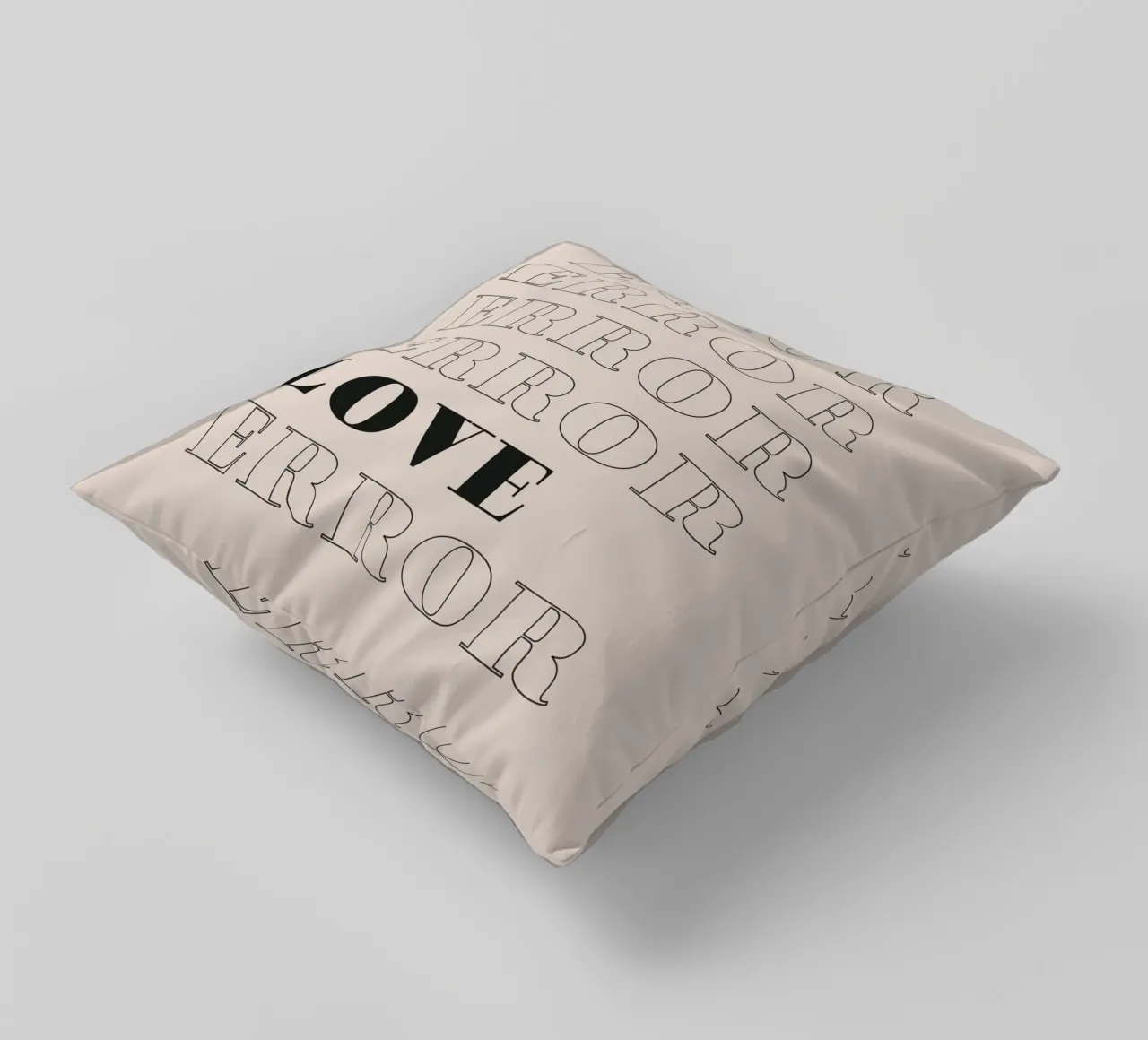 error error love error decorative cushion by Daily Inspiration