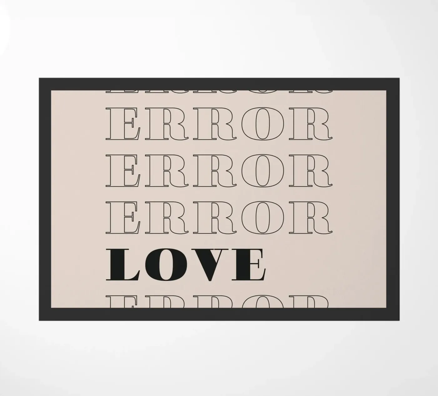 error error love error paillasson de Daily Inspiration
