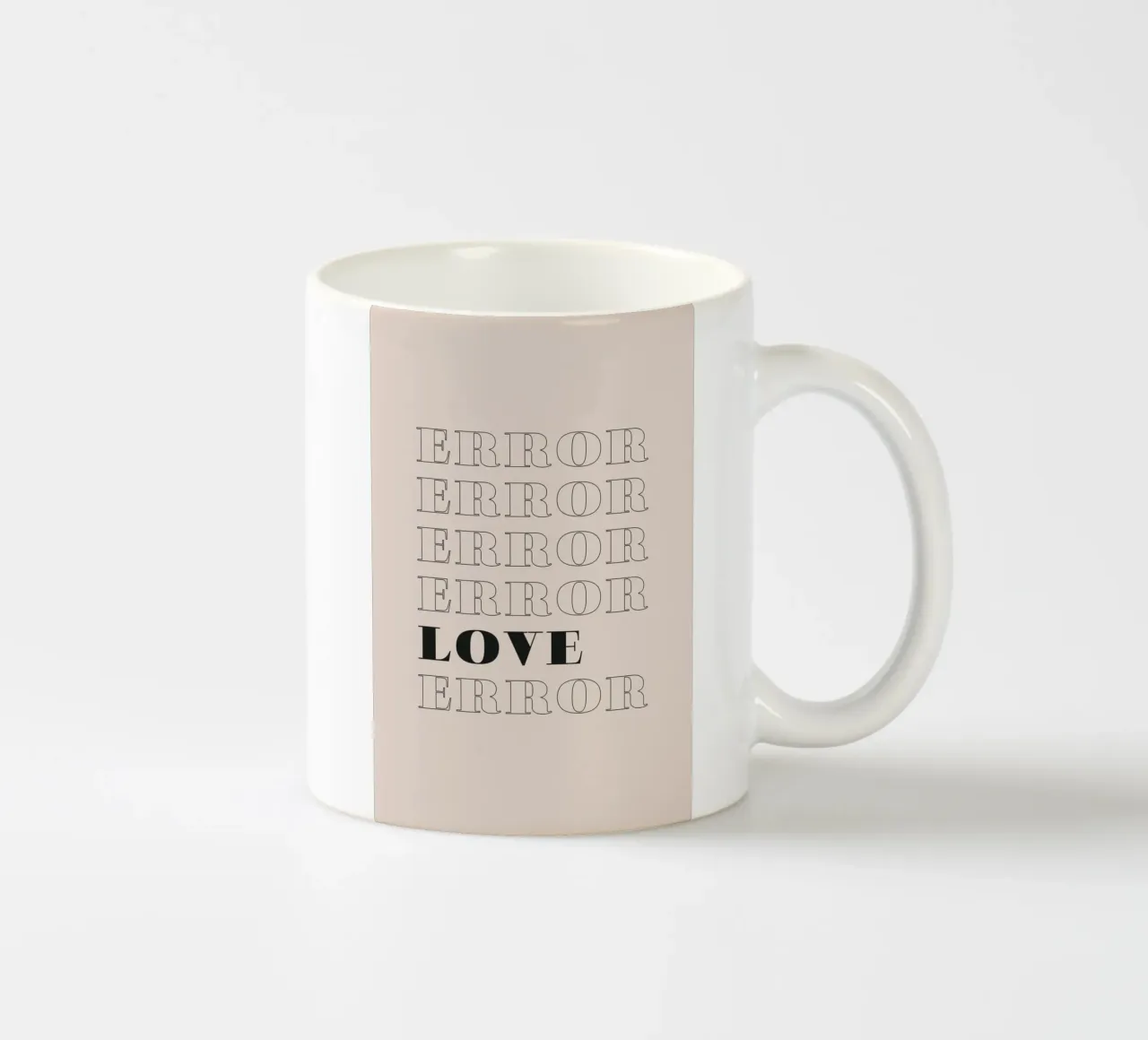 error error love error keramische mok van Daily Inspiration