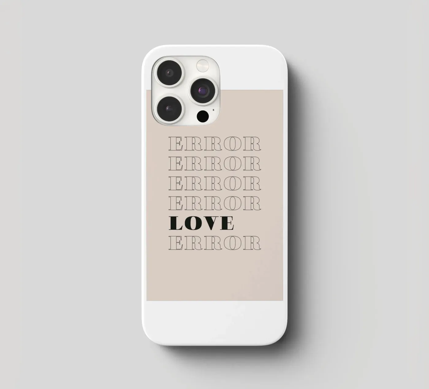 error error love error iphone case by Daily Inspiration