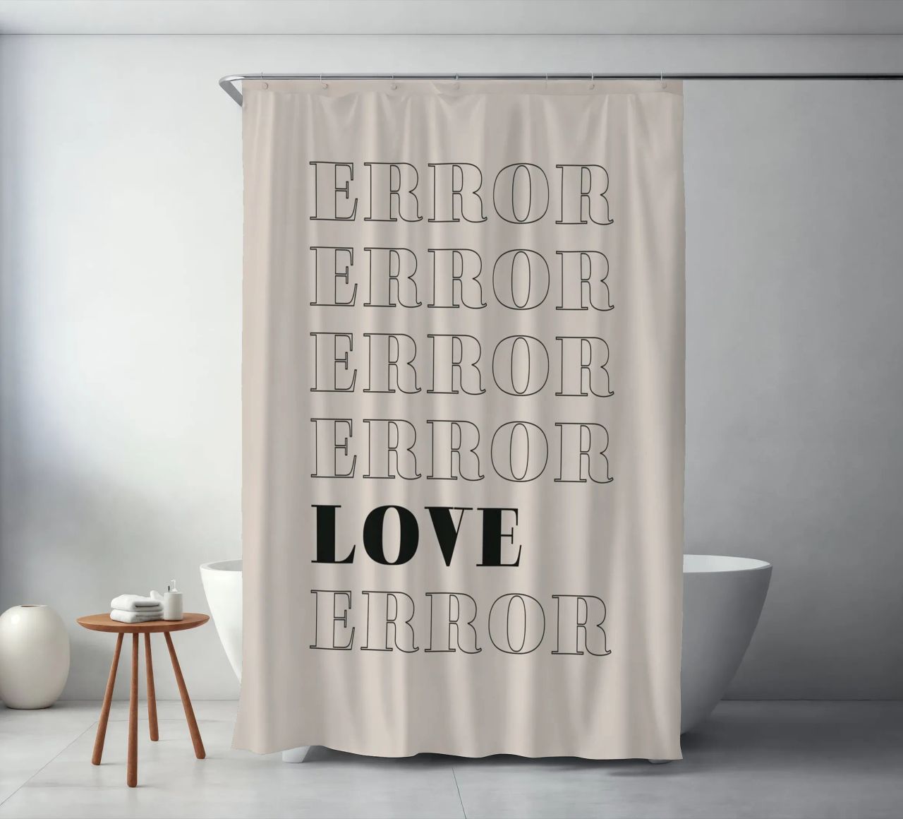 error error love error tenda da doccia da Daily Inspiration