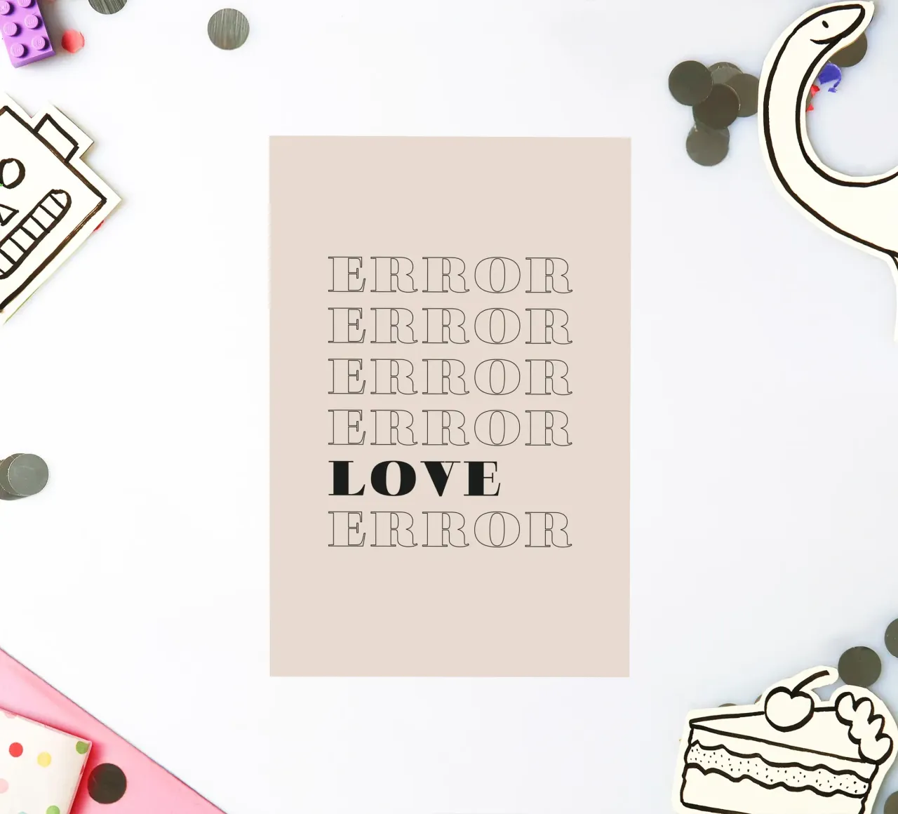 error error love error adesivo da Daily Inspiration
