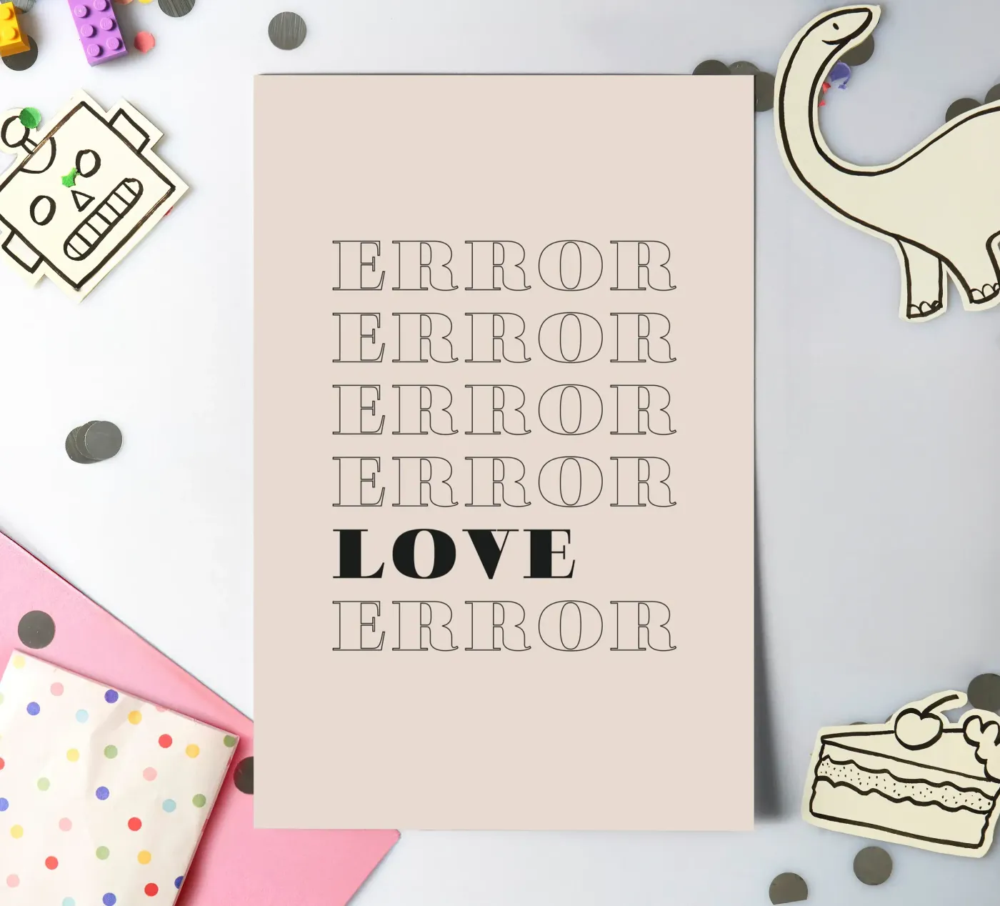 error error love error stickervel van Daily Inspiration