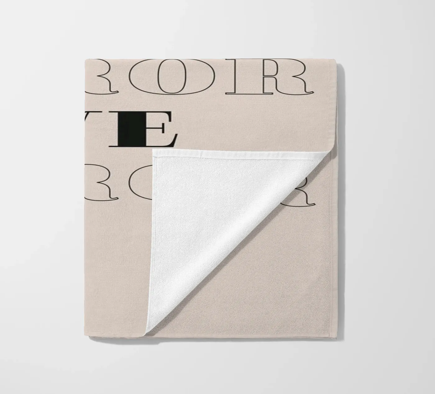 error error love error beach towel by Daily Inspiration