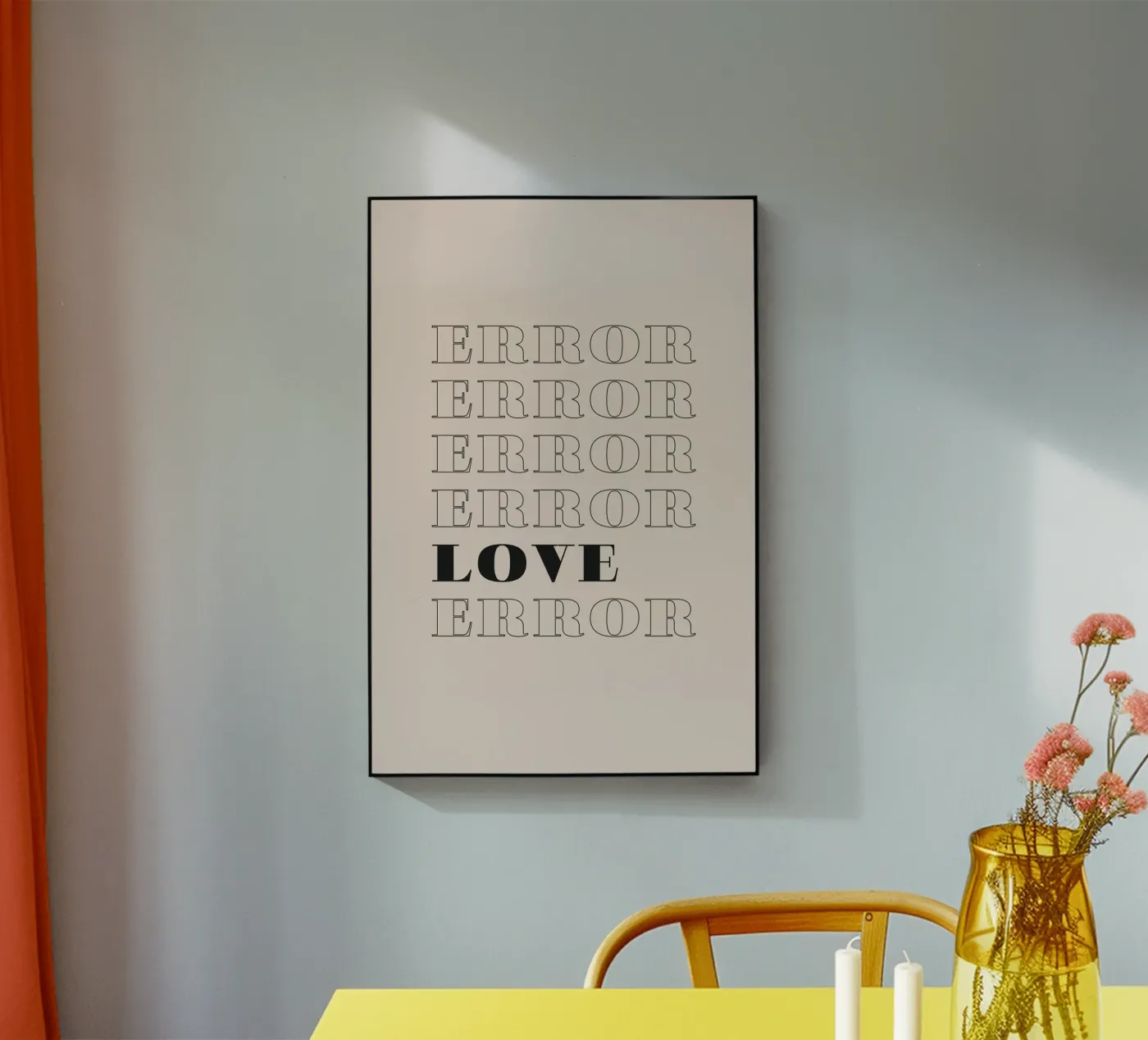 error error love error acryl van Daily Inspiration