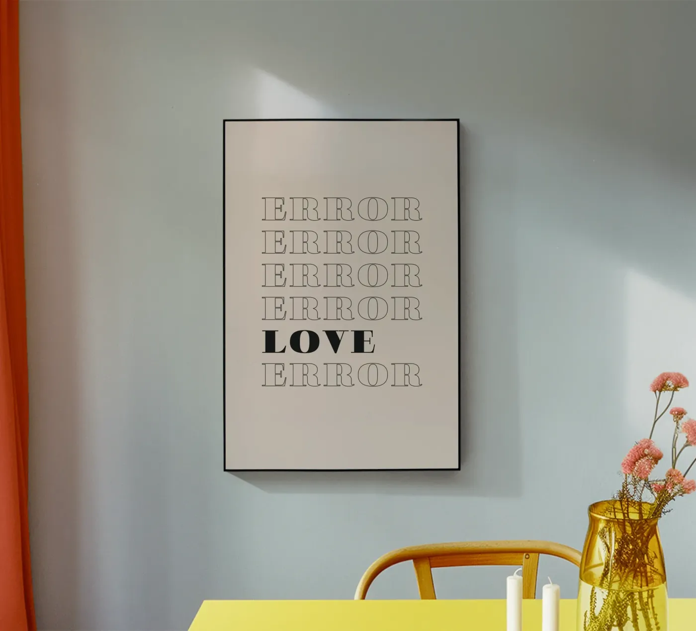 error error love error plexiglas de Daily Inspiration