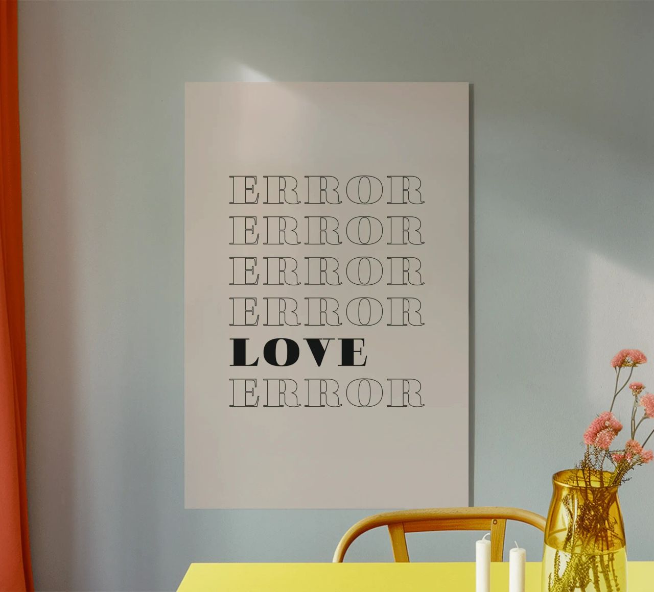 error error love error plexiglass da Daily Inspiration