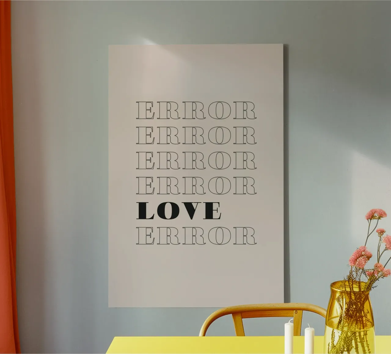 error error love error canvas van Daily Inspiration