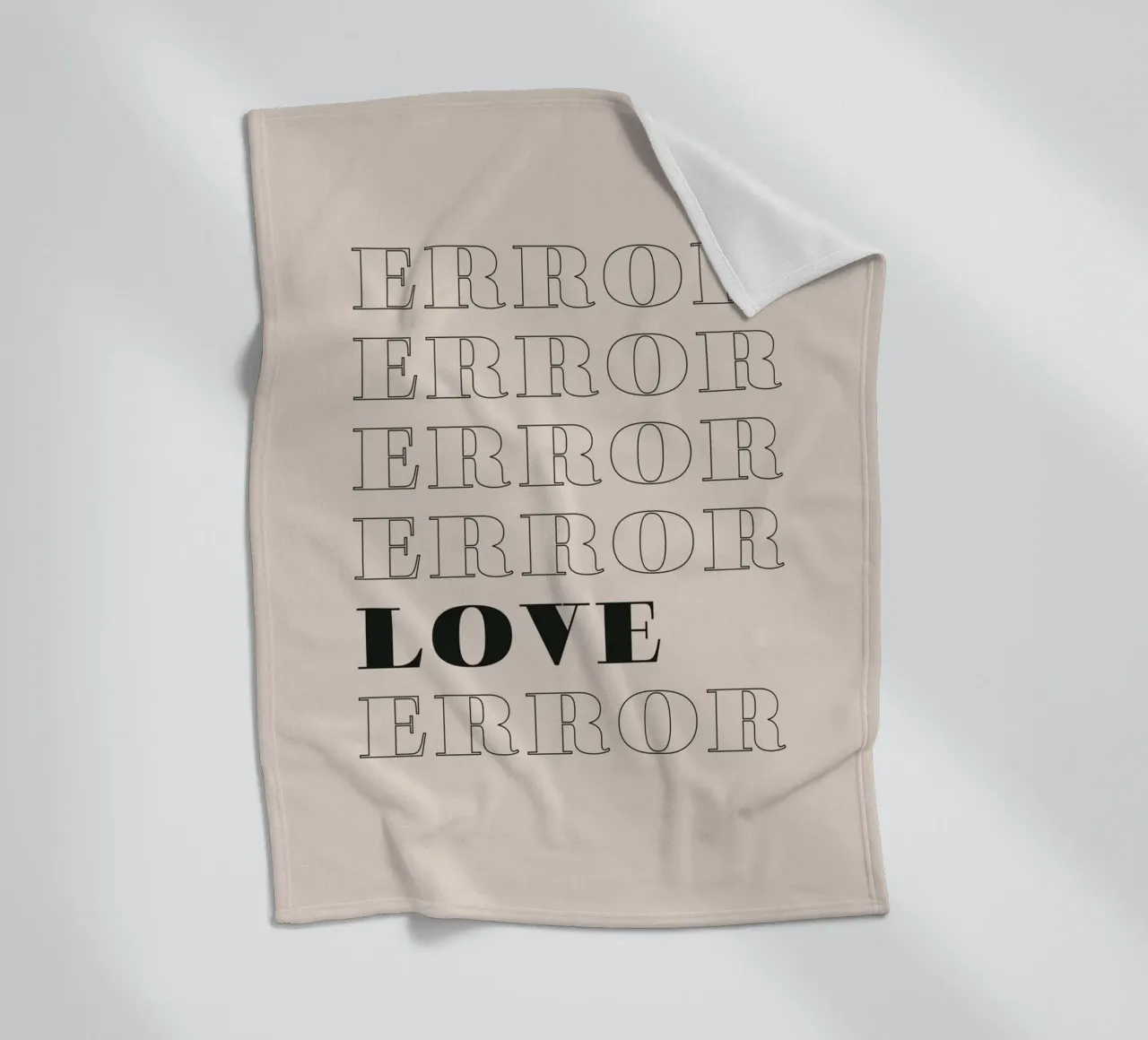 error error love error coperta in pile da Daily Inspiration