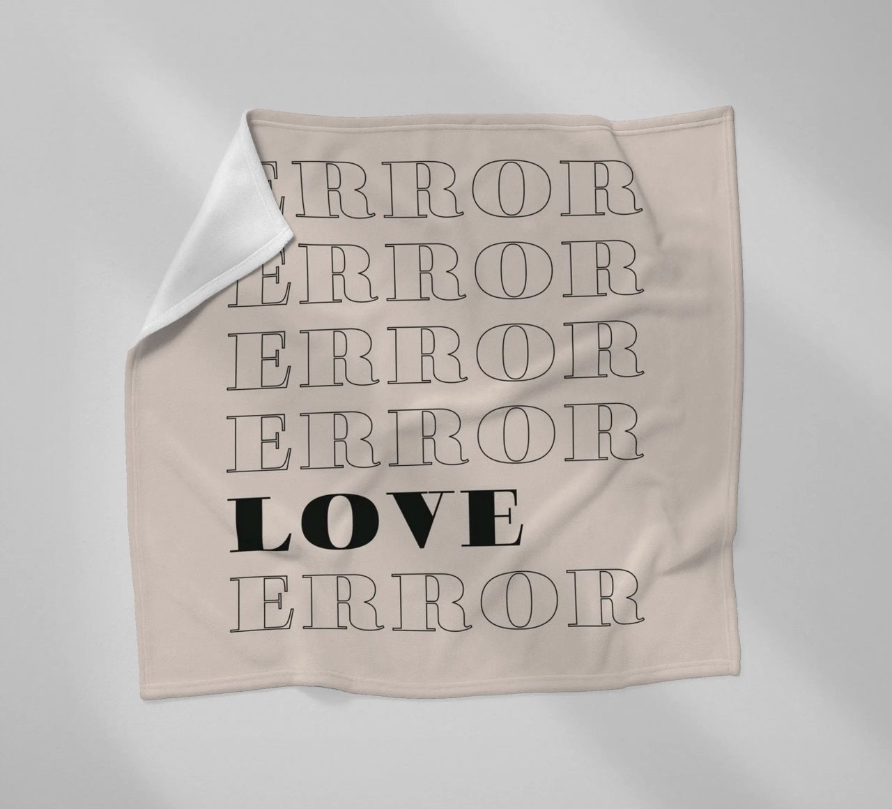 error error love error coperta in pile da Daily Inspiration