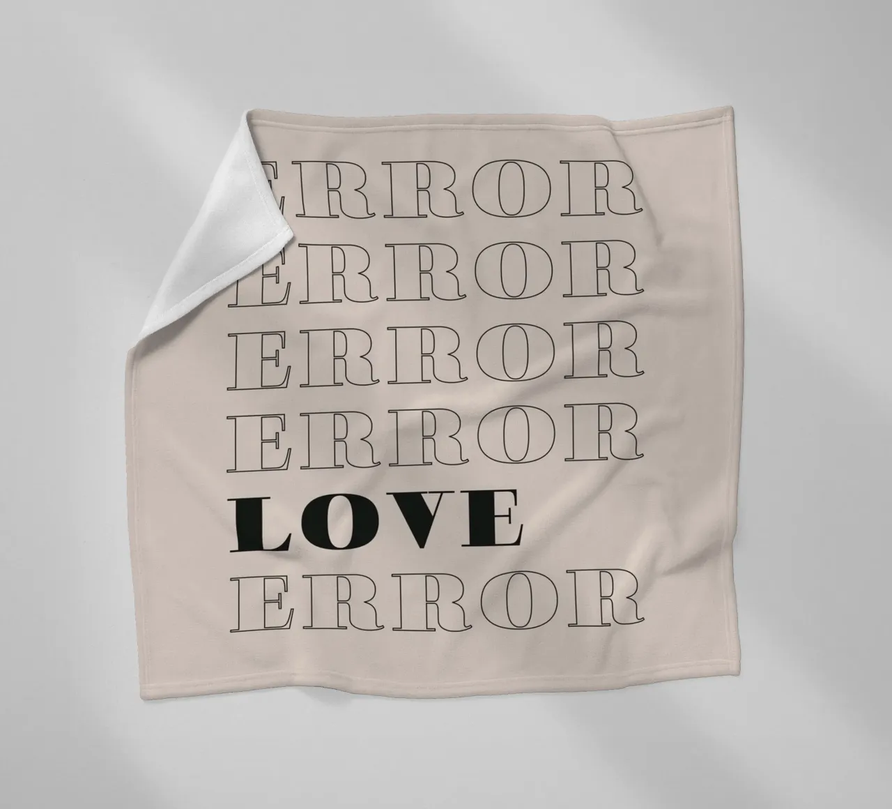 error error love error coperta in pile da Daily Inspiration