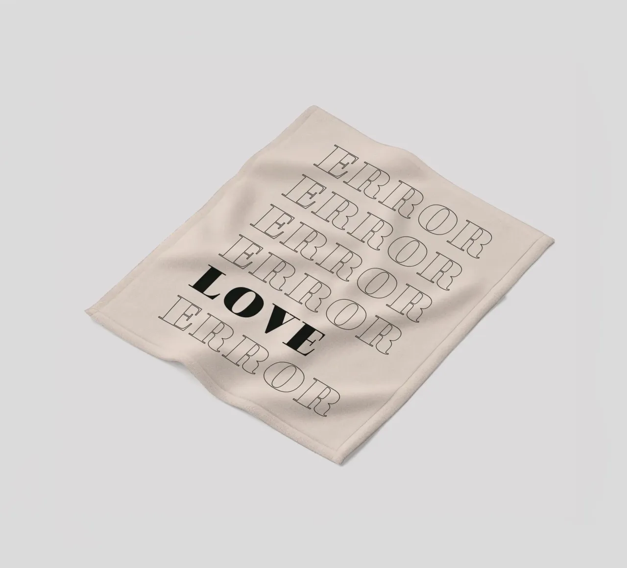 error error love error coperta in pile da Daily Inspiration