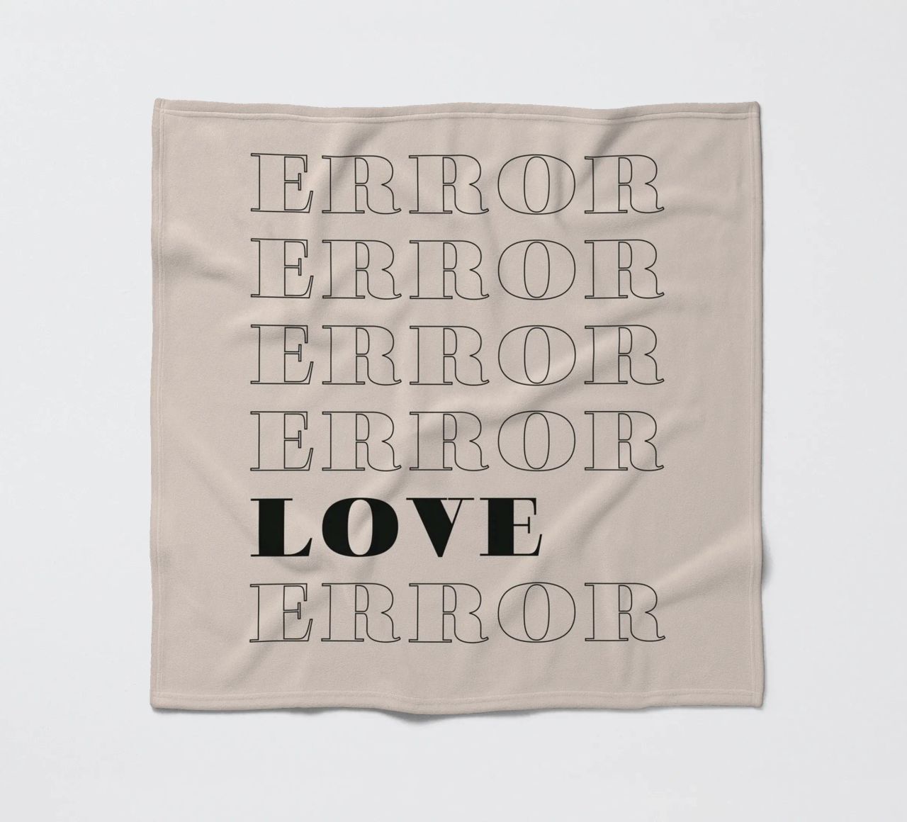 error error love error coperta in pile da Daily Inspiration