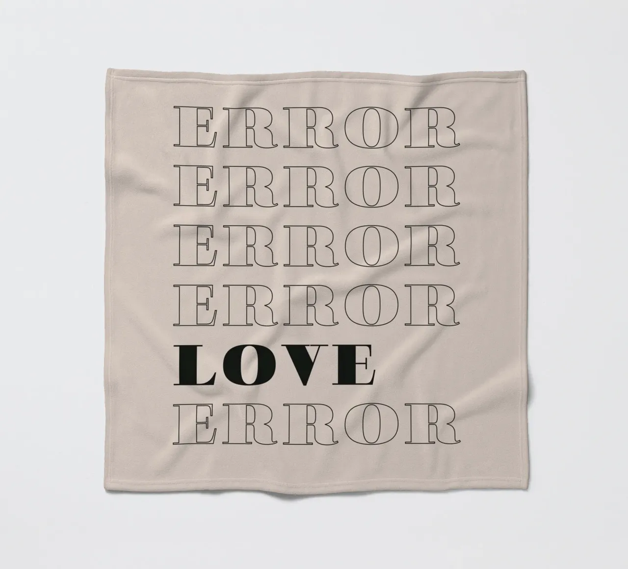 error error love error coperta in pile da Daily Inspiration