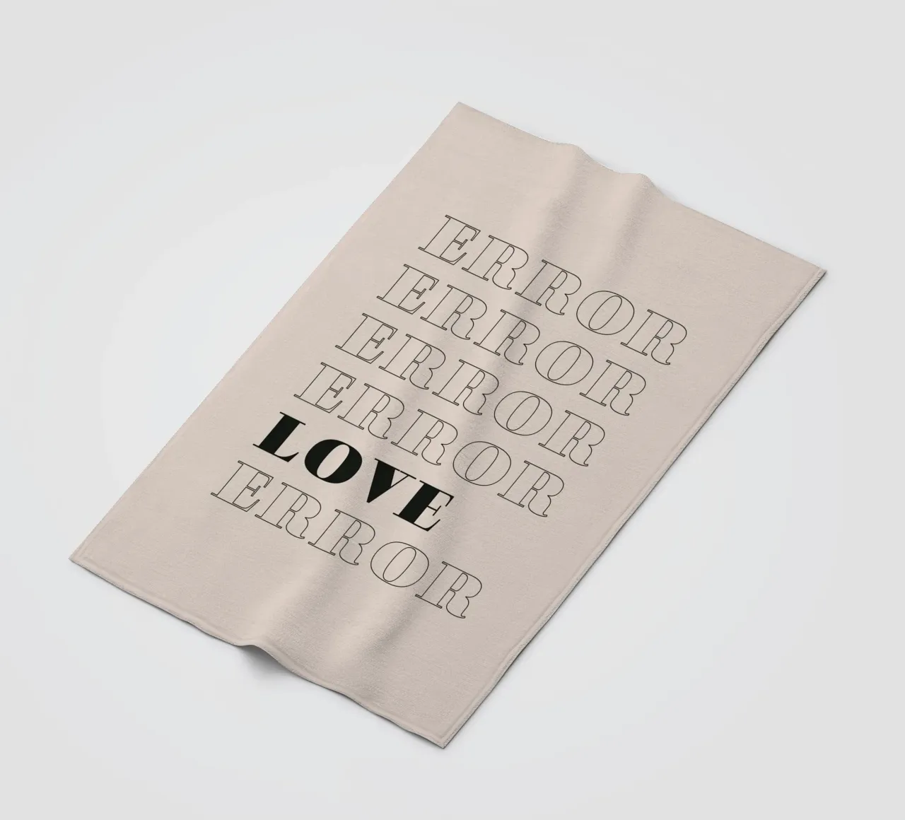 error error love error coperta in pile da Daily Inspiration