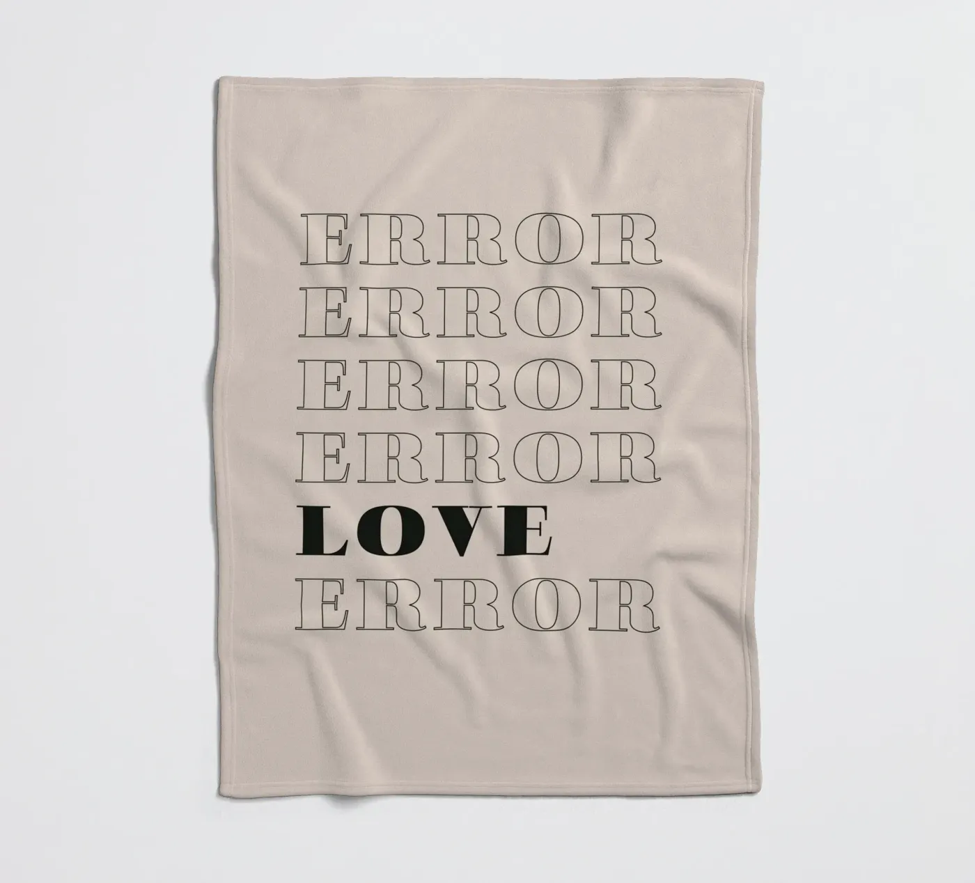 error error love error Fleecedecke von Daily Inspiration