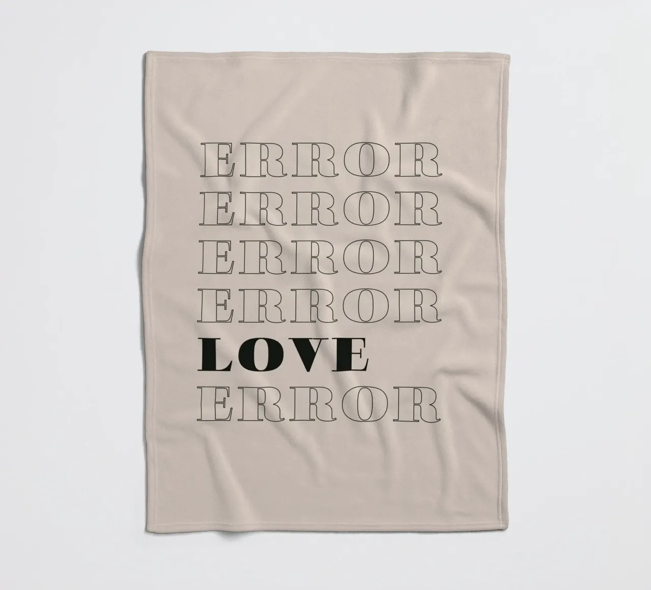 error error love error coperta in pile da Daily Inspiration