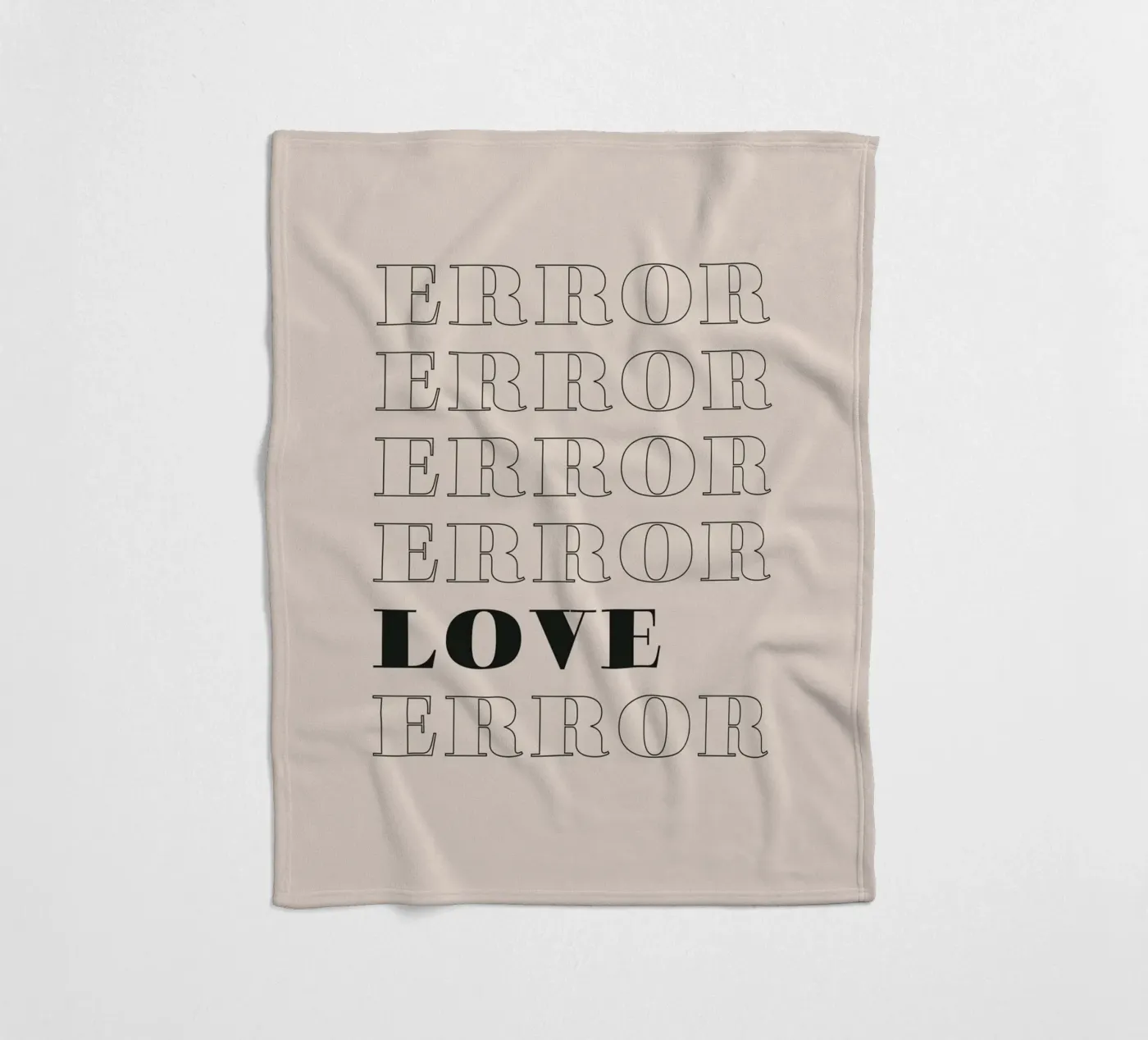 error error love error Fleecedecke von Daily Inspiration