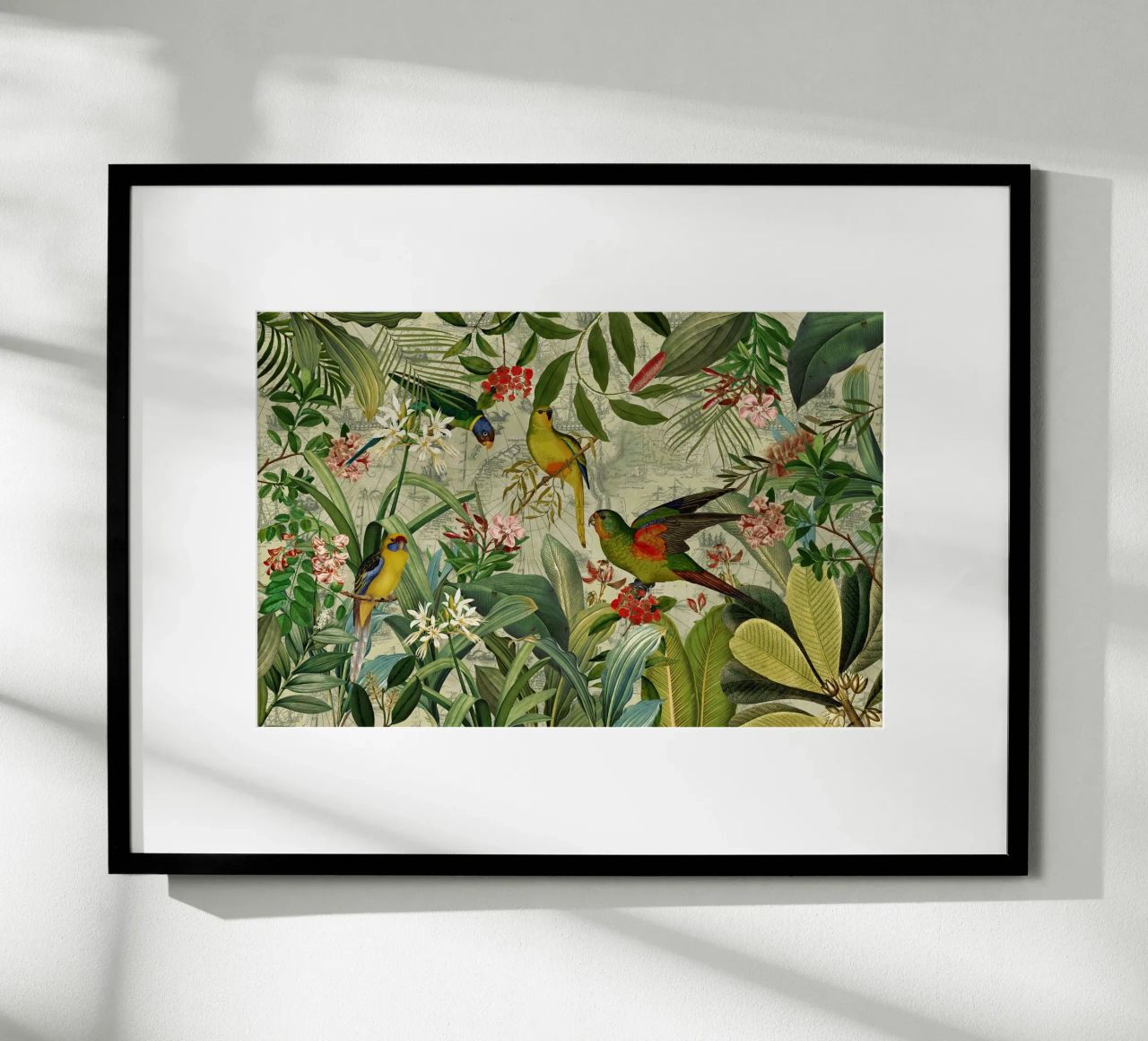 Vivid Jungle: A Vintage Expedition poster by Vintage World - Uta Naumann