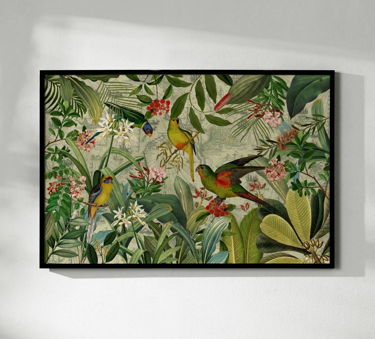 Vivid Jungle: A Vintage Expedition poster by Vintage World - Uta Naumann