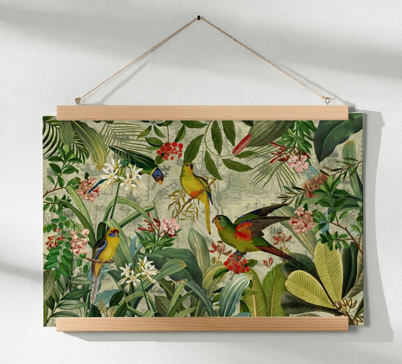 Vivid Jungle: A Vintage Expedition poster by Vintage World - Uta Naumann