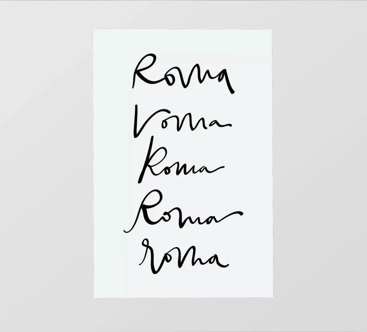 Rome pellicola backlit da Kristen Polsinelli