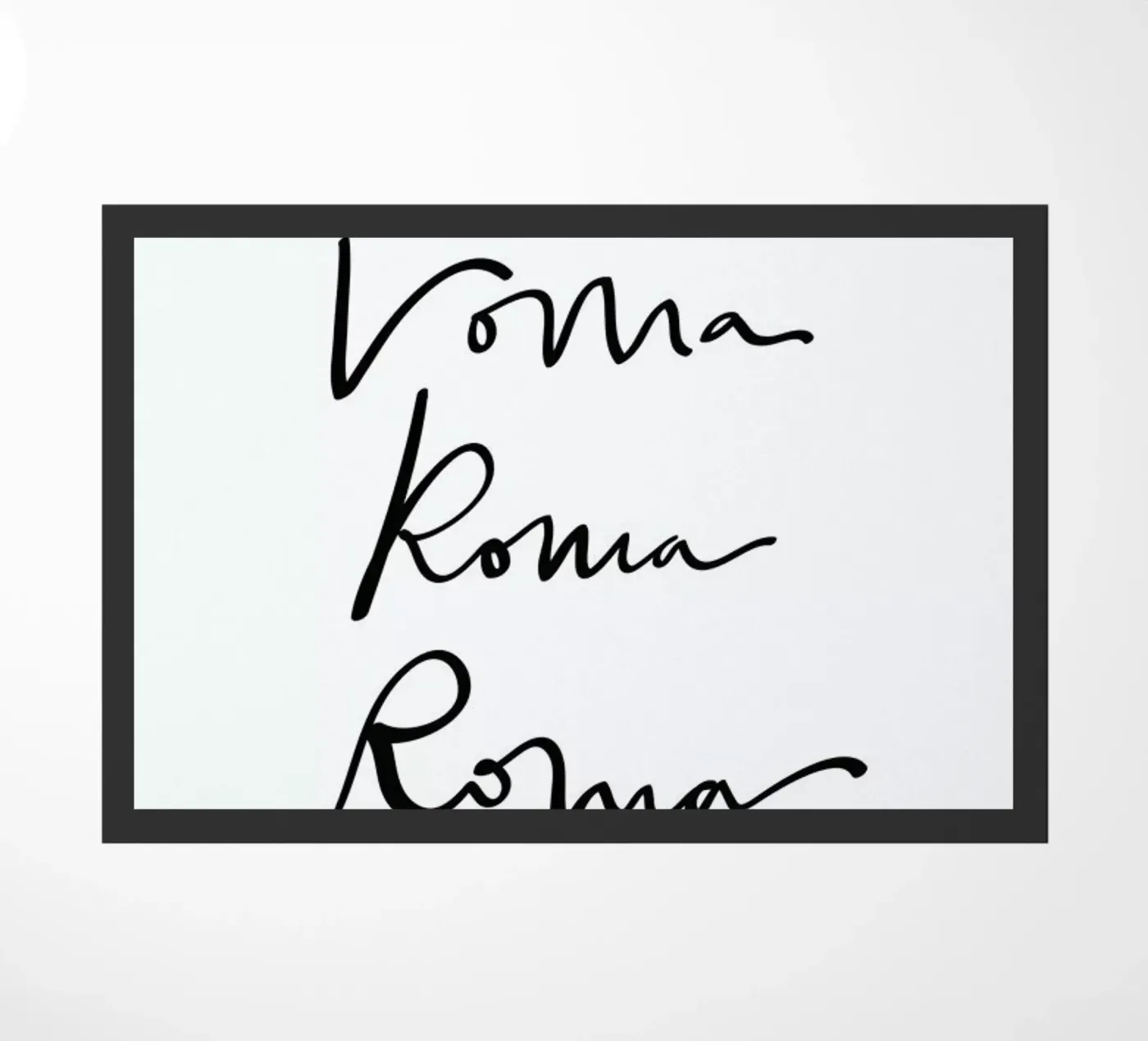 Rome doormat by Kristen Polsinelli