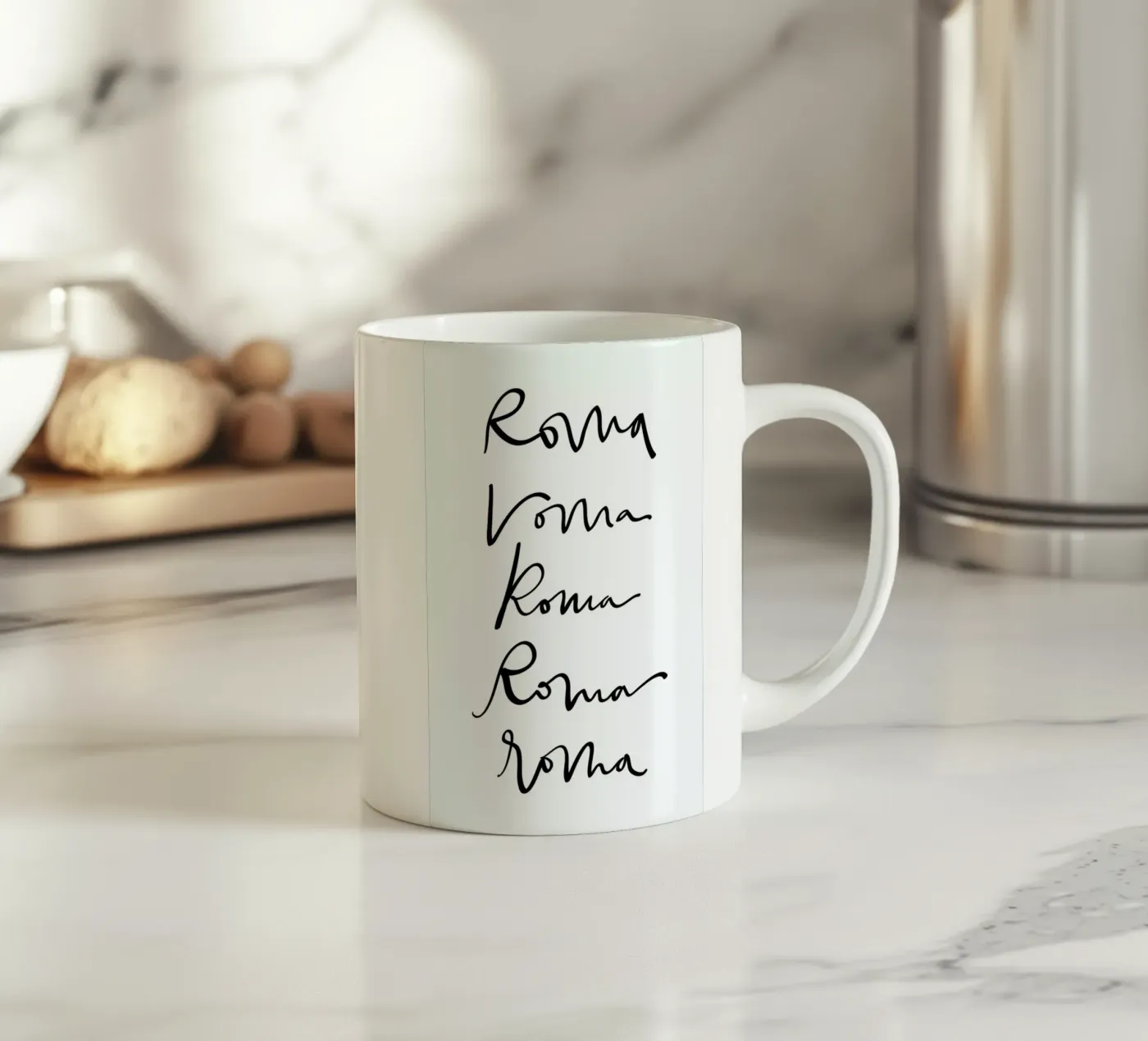 Rome ceramic mug by Kristen Polsinelli