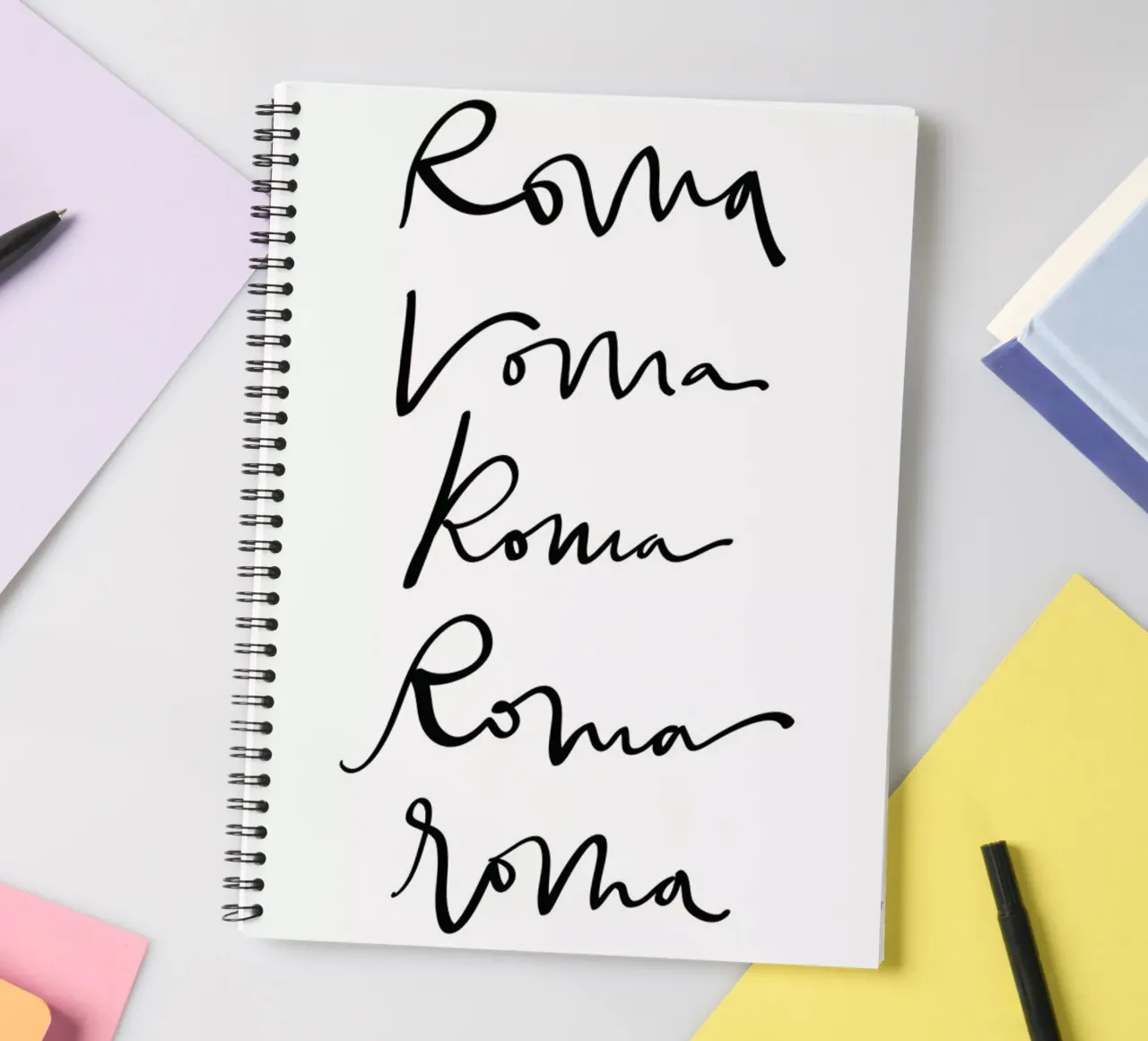 Rome spiral notebook by Kristen Polsinelli