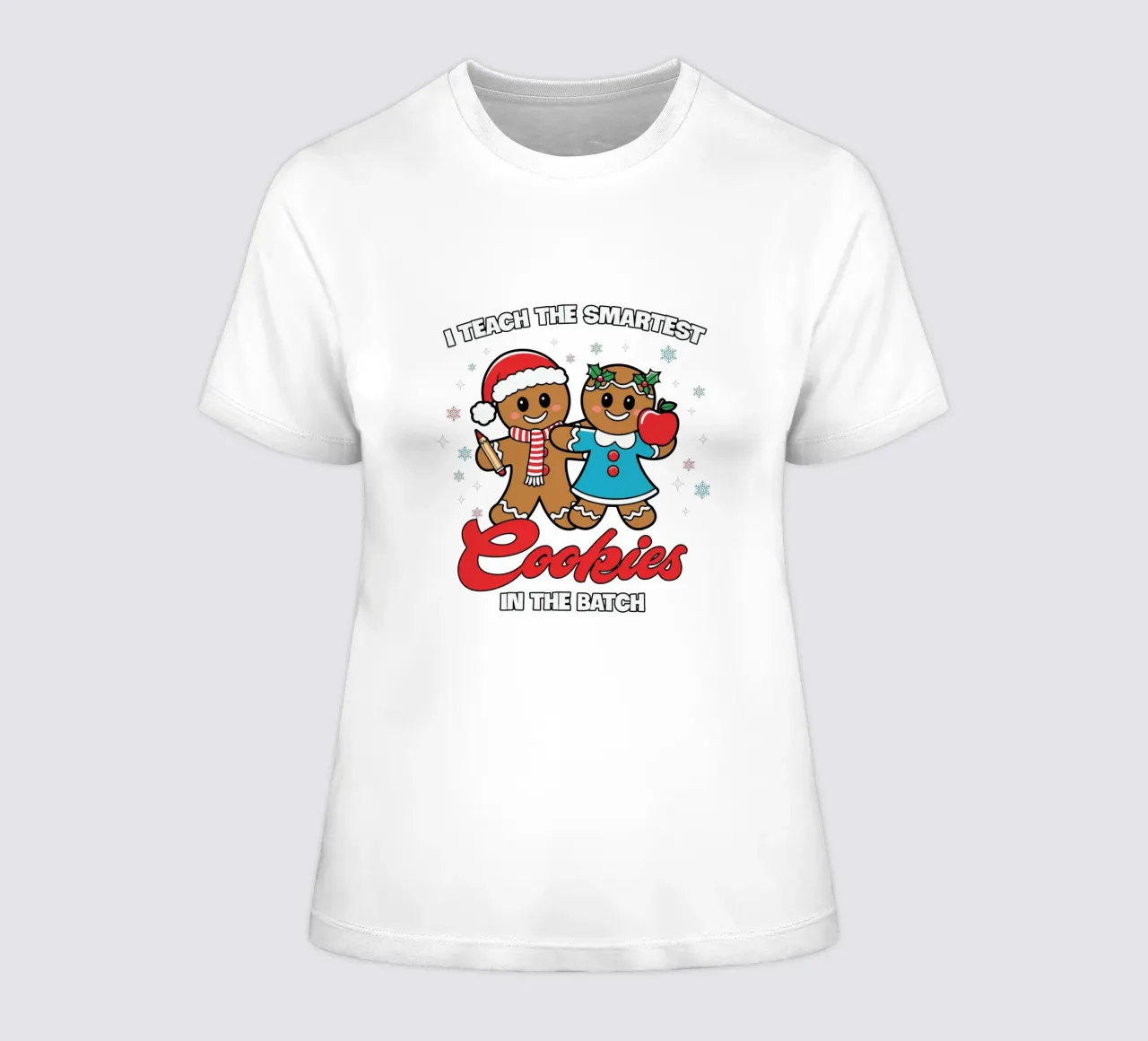 I teach the smartest cookies in the batch dames t-shirt getailleerd van edsonramosart