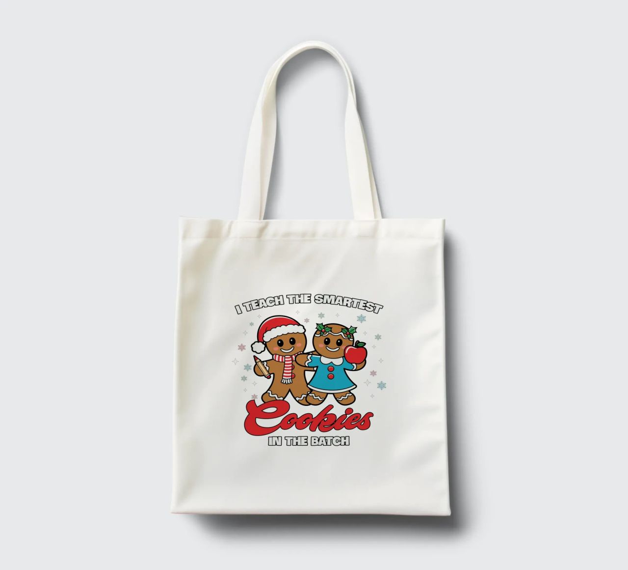 I teach the smartest cookies in the batch borsa in juta da edsonramosart