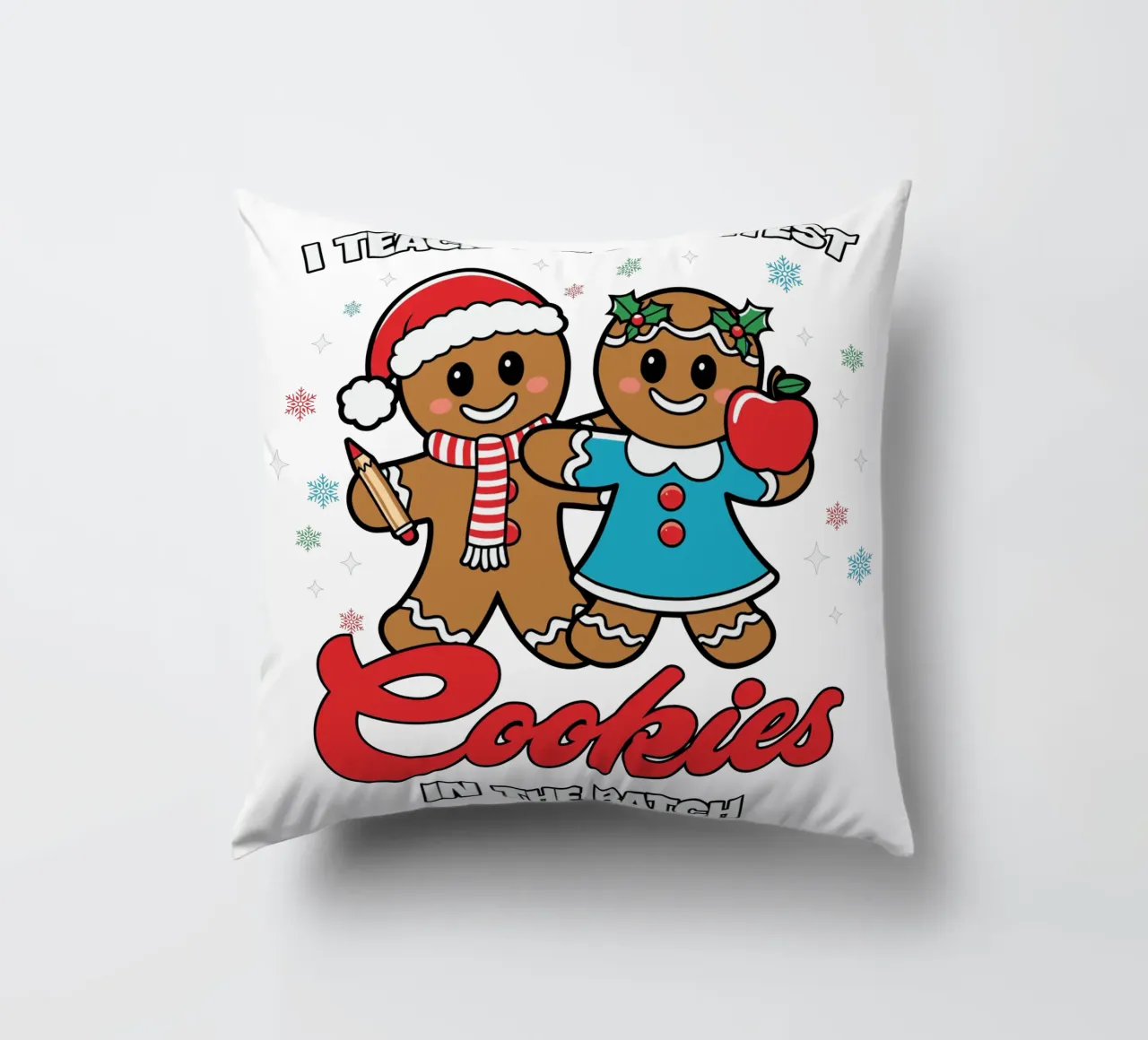 I teach the smartest cookies in the batch cuscino da edsonramosart