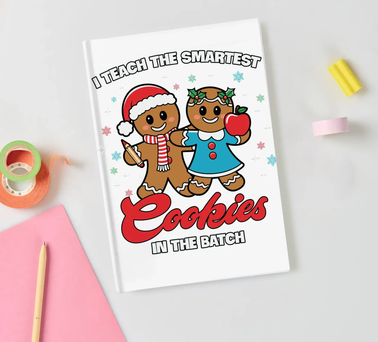 I teach the smartest cookies in the batch Notizbuch von edsonramosart