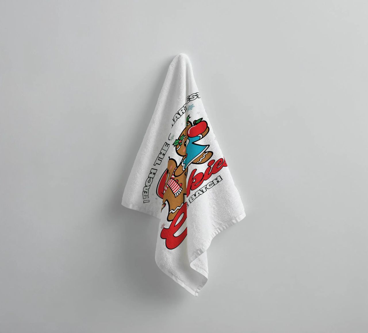 I teach the smartest cookies in the batch asciugamano da bagno da edsonramosart
