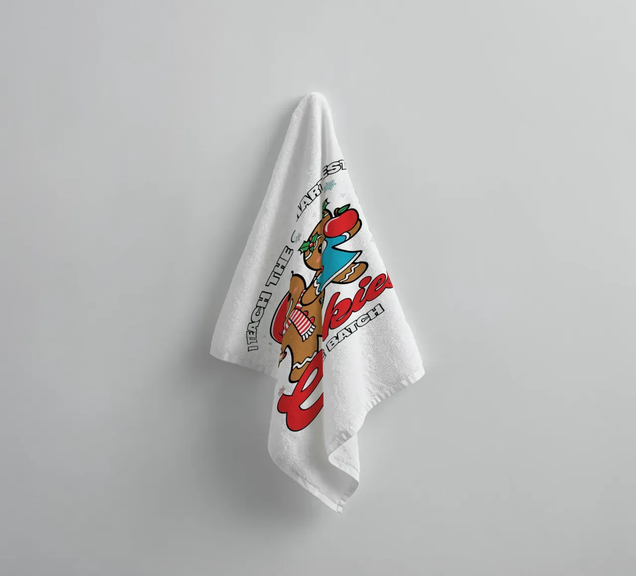 I teach the smartest cookies in the batch asciugamano da bagno da edsonramosart