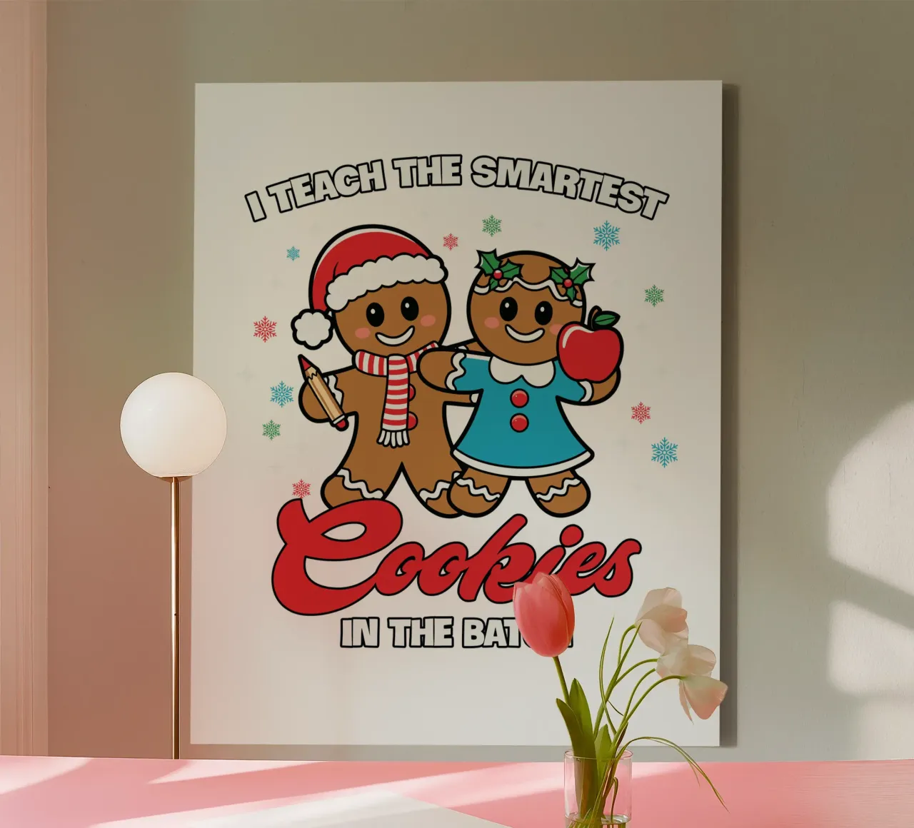 I teach the smartest cookies in the batch Leinwand von edsonramosart