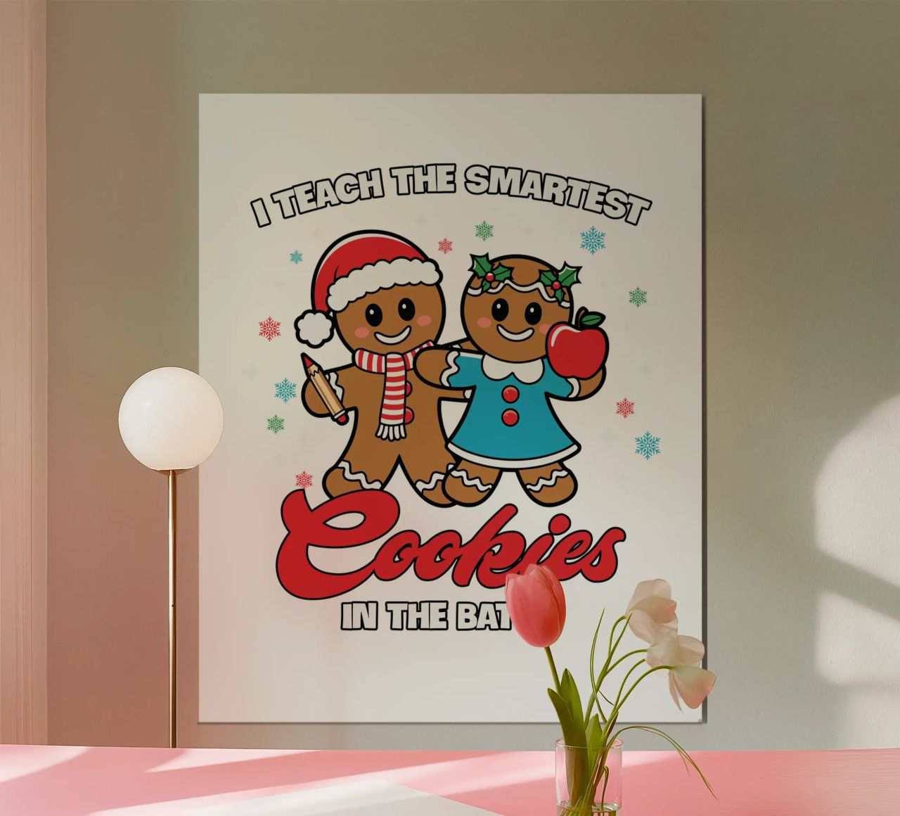 I teach the smartest cookies in the batch poster da edsonramosart