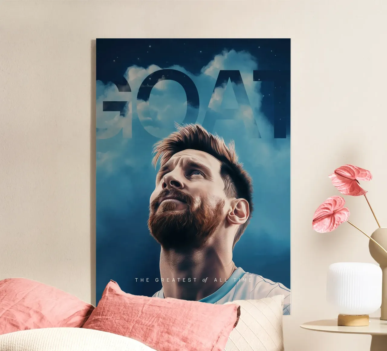 Lionel Messi is the GOAT Art plexiglass da Lootprint