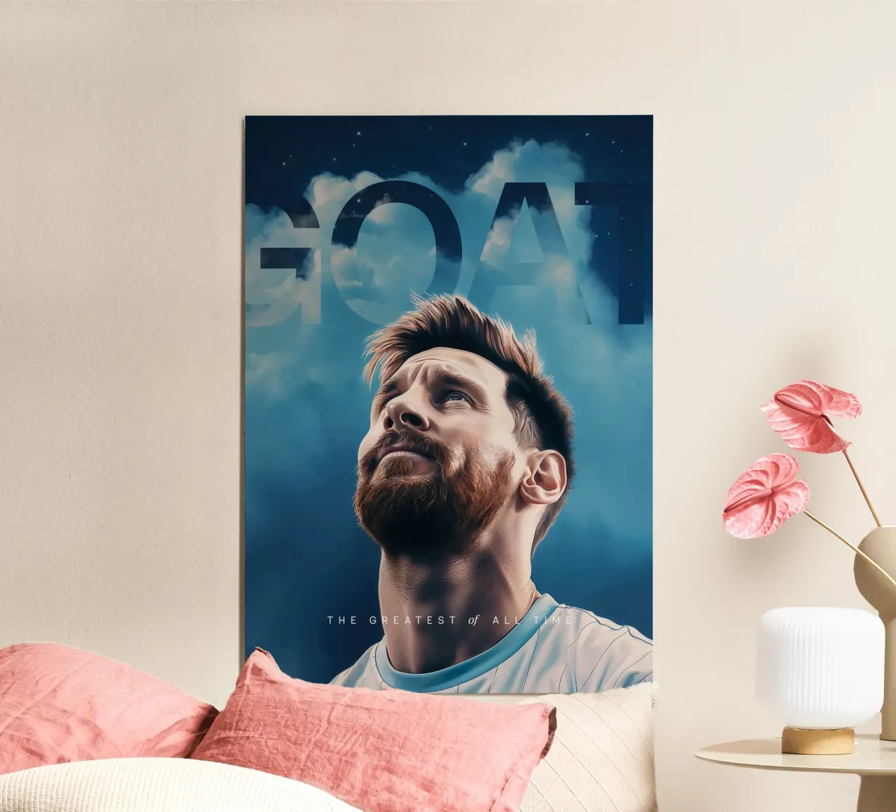 Lionel Messi is the GOAT Art carta hahnemühle da Lootprint