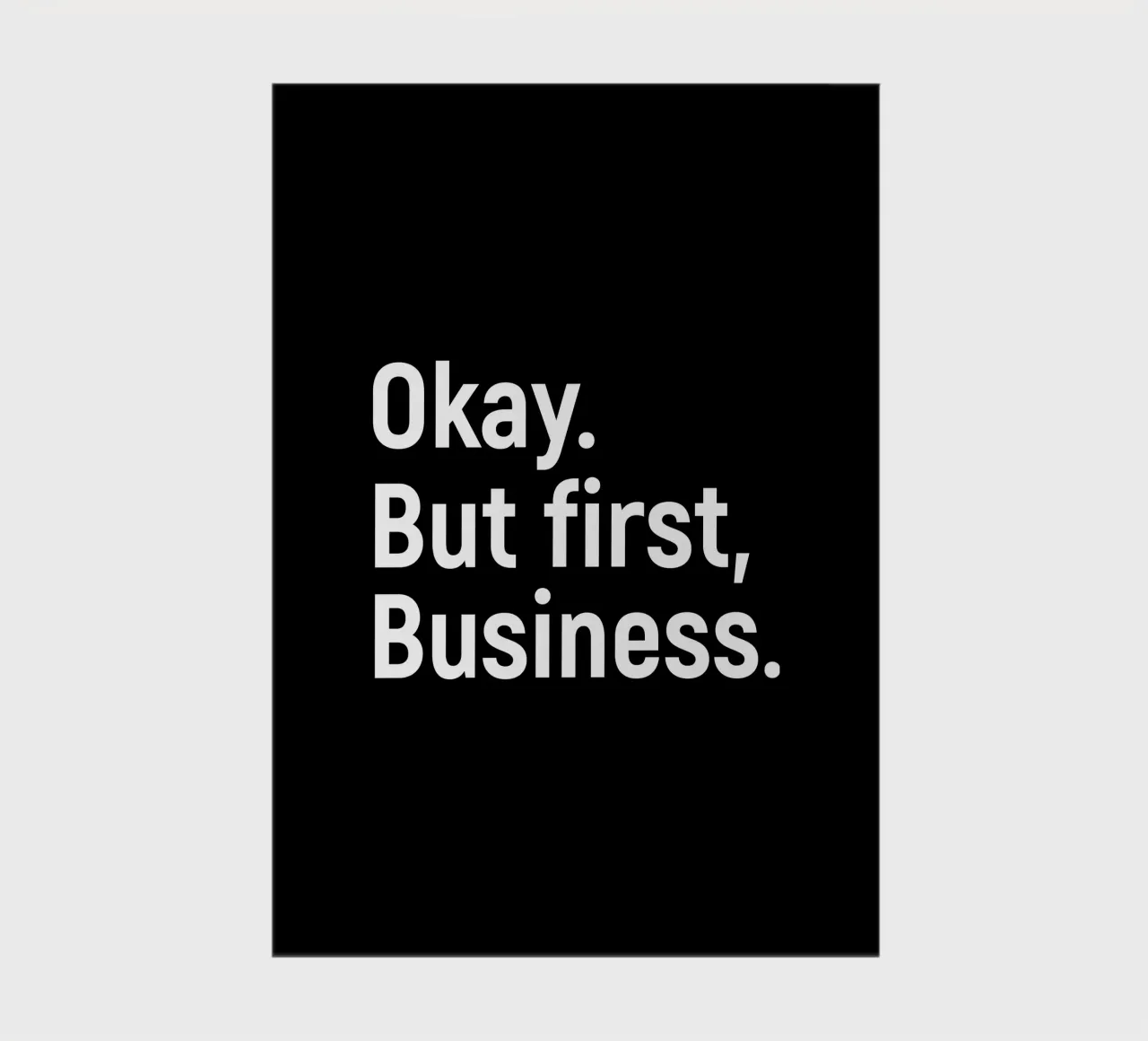 Okay. But first business. notebook by happieeagle