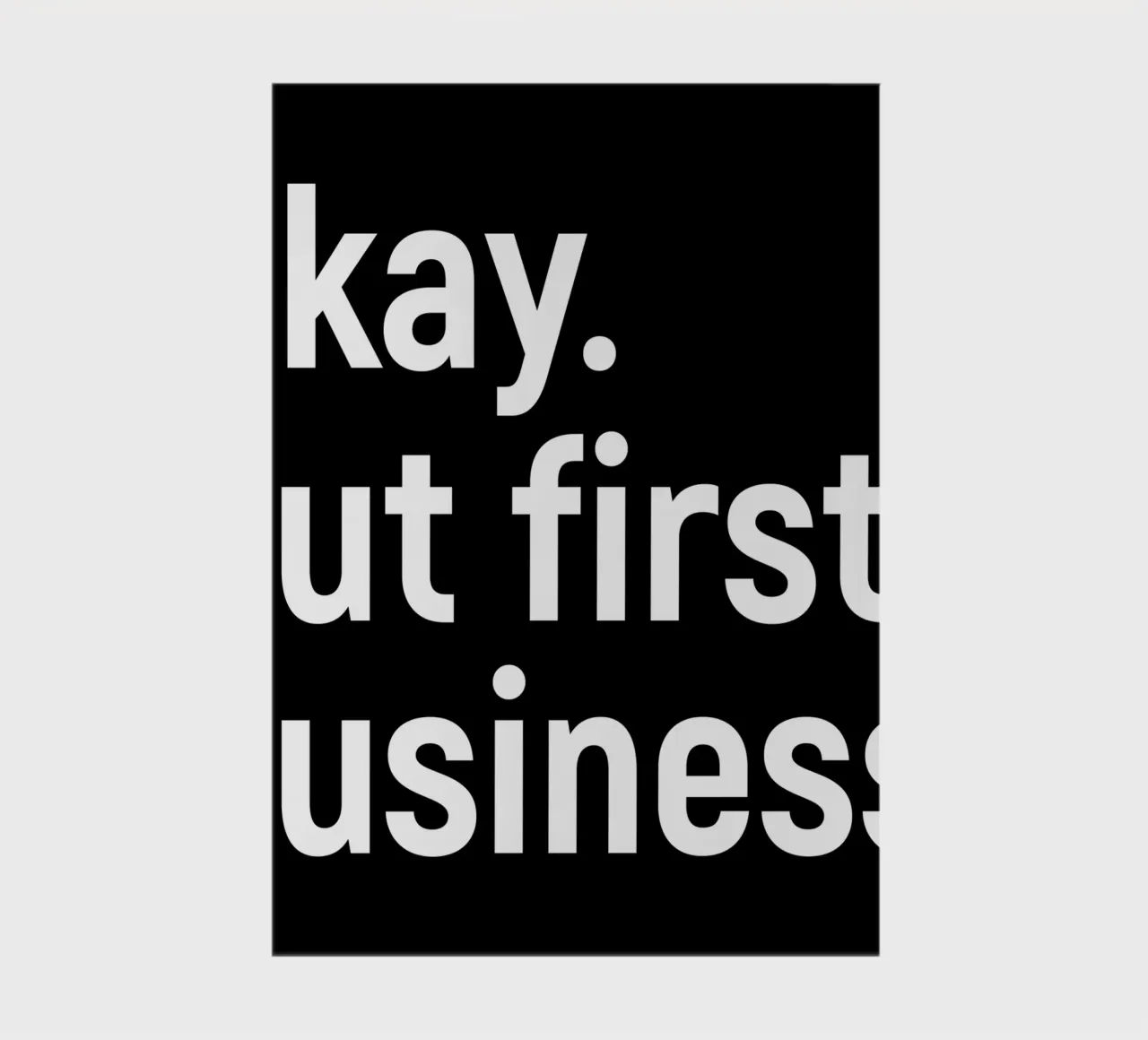 Okay. But first business. notebook by happieeagle
