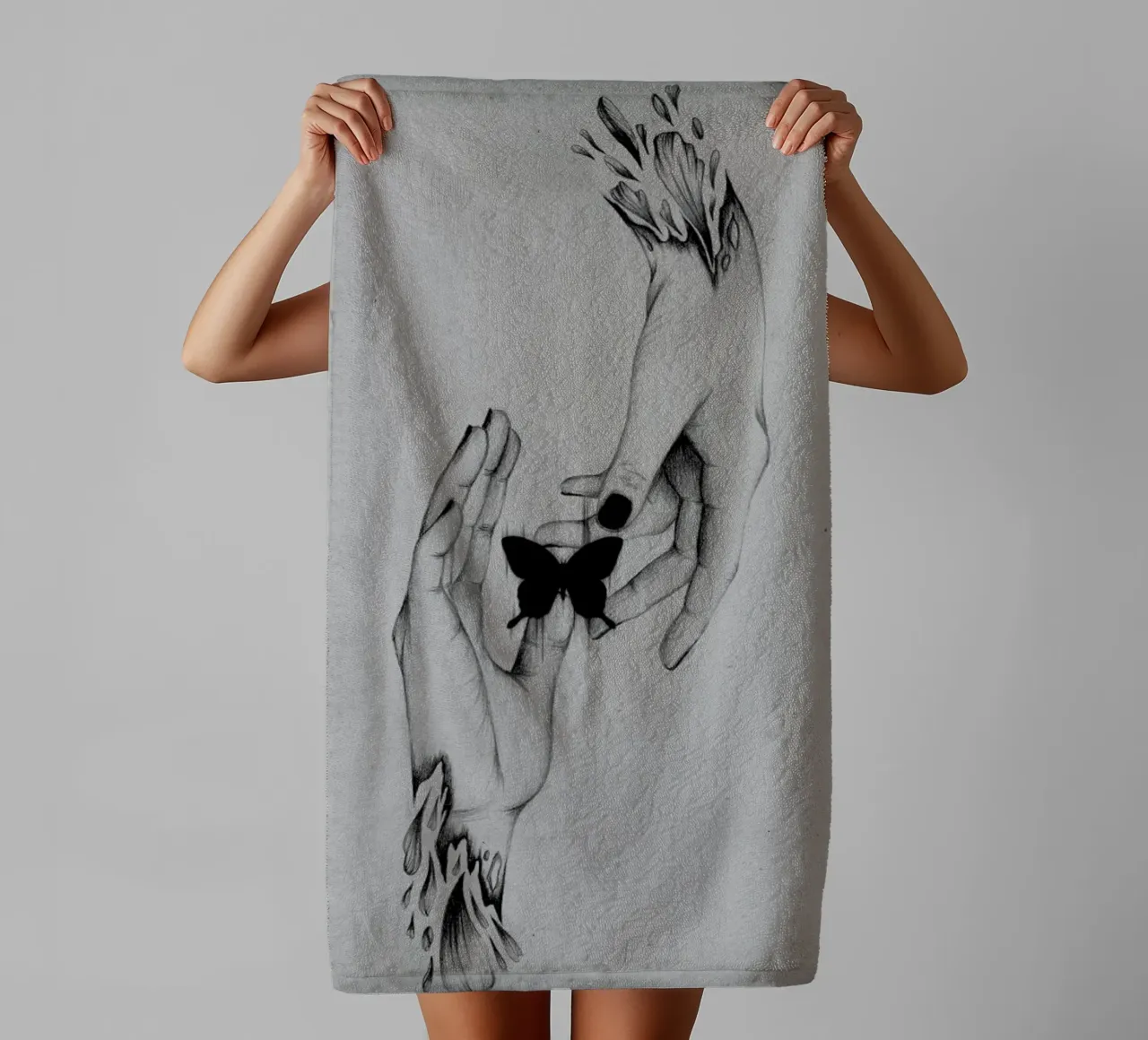 Creator 1 asciugamano da bagno da The White Deer